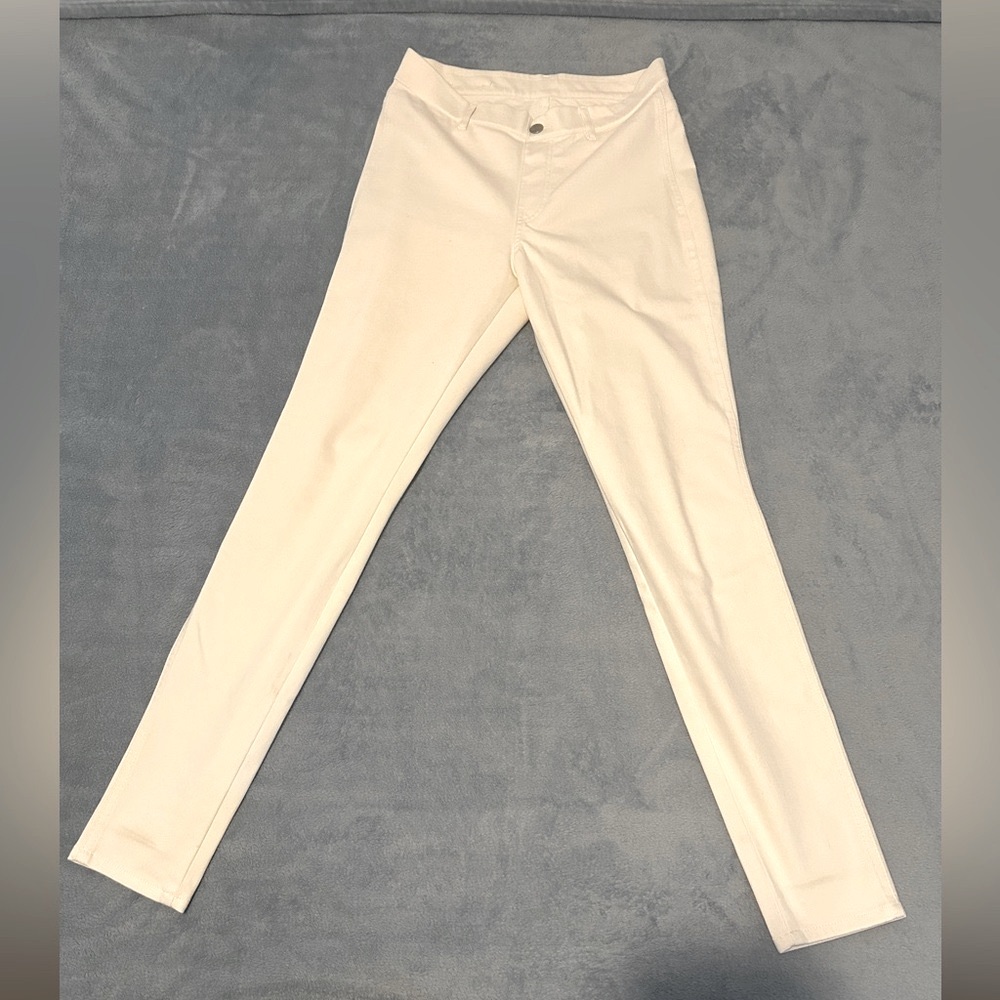 Uniqlo Off-White Jeans-Legging stretchy